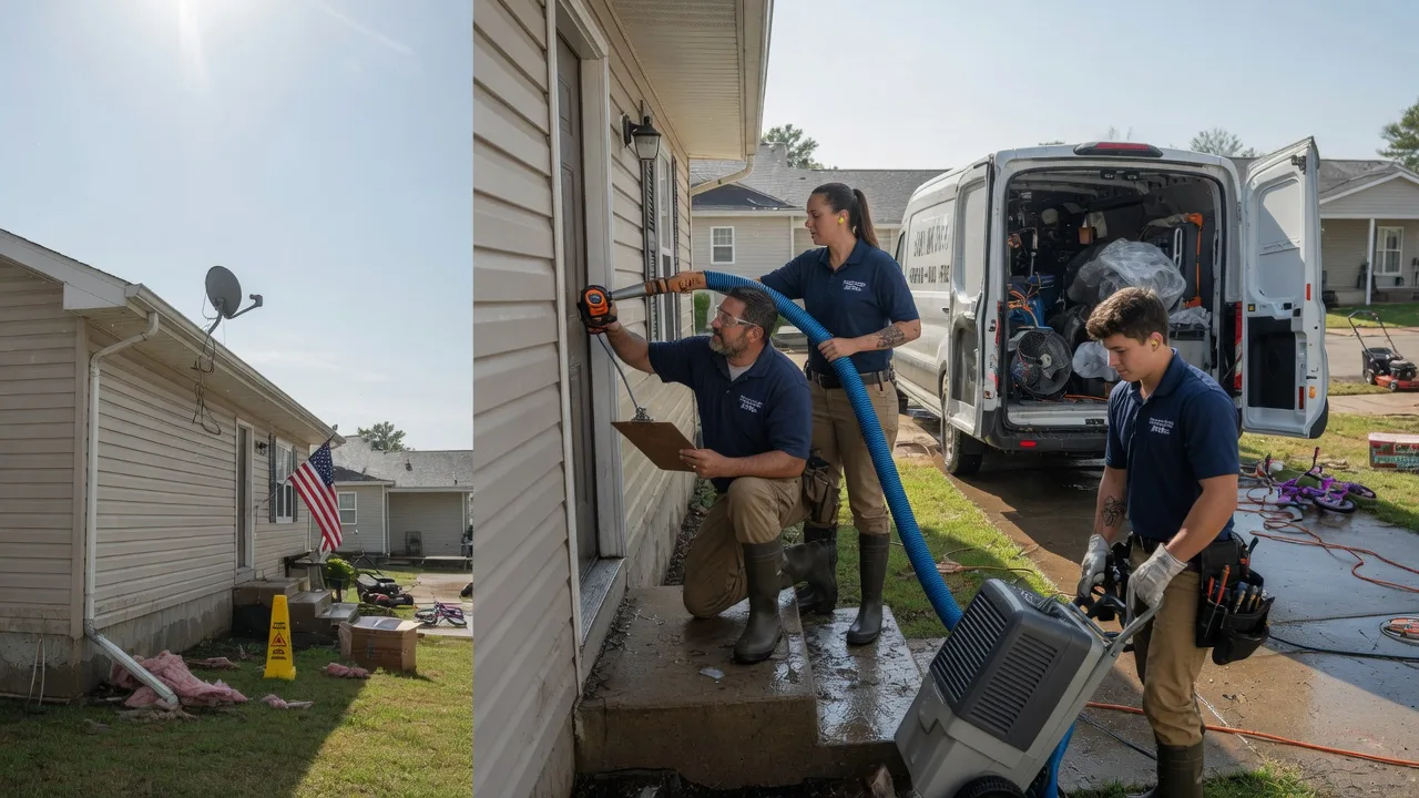 Ceiling Water Damage Restoration in Ludlow, PA near me